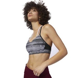 Reebok OS Hero Strappy Stratif Medium Support Workout Sports Bra Size XS